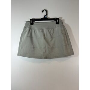 CRZ YOGA Gray Athletic Tennis Skirt Pickle Ball‎ Athleisure Women's Size Large